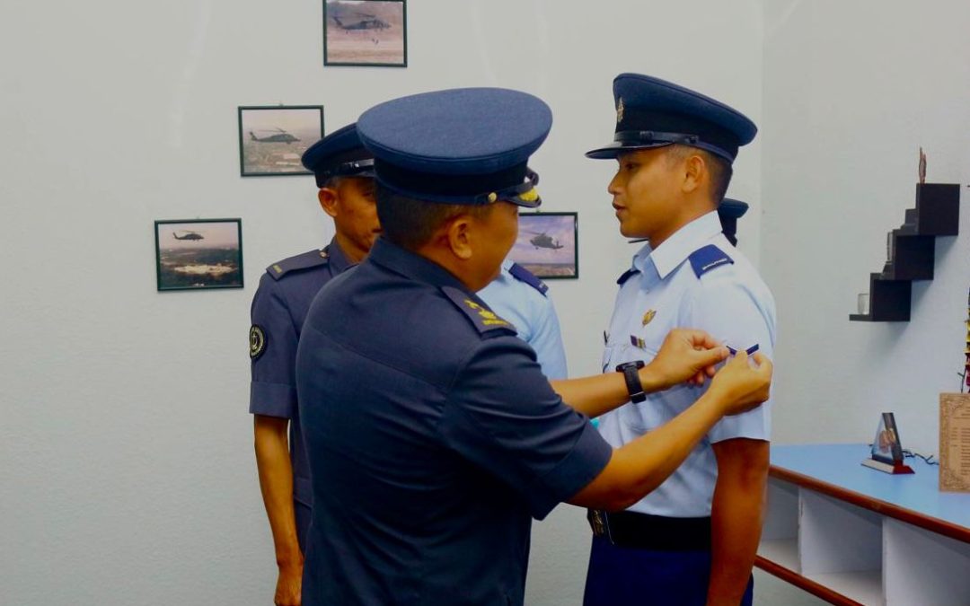 PROMOTION CEREMONY FOR 10 JUNIOR NON-COMMISSIONED OFFICERS OF NO. 5 WING