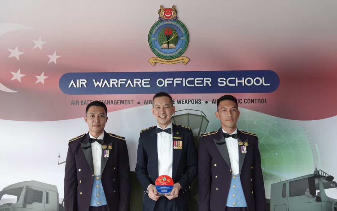 TWO RBAirF OFFICERS GRADUATES FROM AIR WARFARE OFFICER COURSE IN REPUBLIC OF SINGAPORE