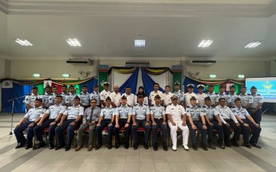 THE CLOSING CEREMONY FOR AIRCRAFT TECHNICIAN SUPERVISORY UPGRADING COURSE NO. 44 AND AVIATION MAINTENANCE MANAGEMENT COURSE NO. 13.