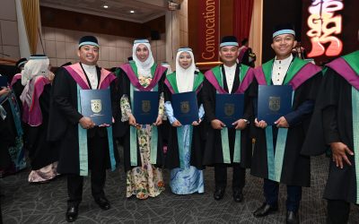 RBAirF OFFICERS AMONG GRADUATES AT UNIVERSITI BRUNEI DARUSSALAM’S 38TH CONVOCATION CEREMONY