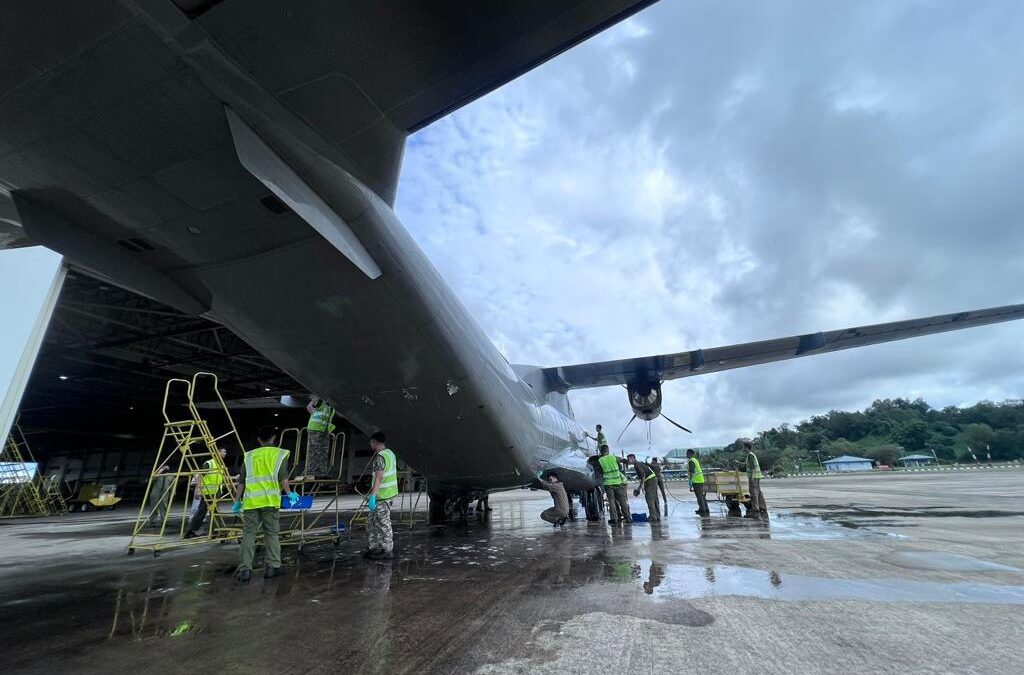 PREPARATION OF RBAIRF AIRCRAFTS FOR RBAF 62ND ANNIVERSARY – NO. 5 WING PERSPECTIVE
