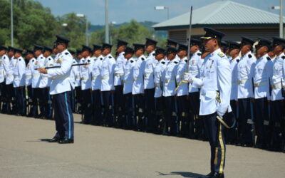 NO. 2 WING HELD A COMMANDING OFFICER PARADE