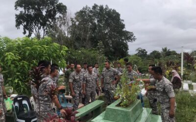 NO. 6 WING HELD CEMETERY CLEANING CAMPAIGN PROJECT IN CONJUNCTION WITH RBAirF 57TH ANNIVERSARY