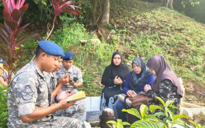 NO. 5 WING HELD A CLEANING CAMPAIGN AT KIANGGEH AND BERIBI MUSLIM CEMETERY IN CONJUNCTION WITH RBAirF 57th ANNIVERSARY.