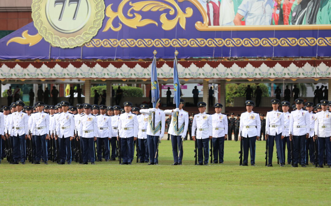 RBAirF GEAR UP FOR GRAND PARADE IN CONJUNCTION WITH THE 77TH BIRTHDAY CELEBRATION OF HIS MAJESTY THE SULTAN OF YANG DI-PERTUAN OF BRUNEI DARUSSALAM