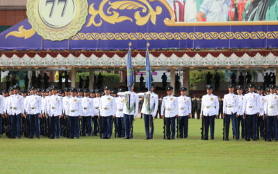 RBAirF GEAR UP FOR GRAND PARADE IN CONJUNCTION WITH THE 77TH BIRTHDAY CELEBRATION OF HIS MAJESTY THE SULTAN OF YANG DI-PERTUAN OF BRUNEI DARUSSALAM