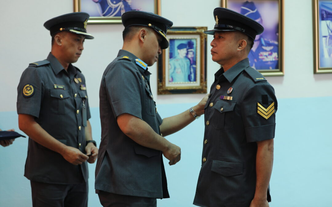 PROMOTION CEREMONY FOR SENIOR AND JUNIOR NON-COMMISSIONED OFFICERS OF RBAirF HEADQUARTERS