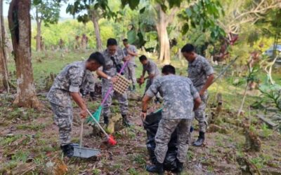 NO. 4 WING HELD CLEANING CAMPAIGN AT NURI BELIMBING MUSLIM CEMETERY IN CONJUNCTION WITH RBAF 62ND ANNIVERSARY