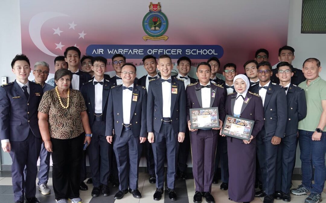 TWO OFFICERS COMPLETED AIR WARFARE OFFICER (AWO) PRECISION APPROACH RADAR (PAR)/AERODROME COURSE IN THE REPUBLIC OF SINGAPORE