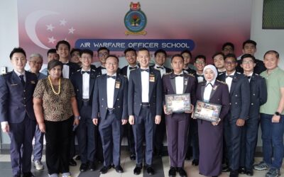 TWO OFFICERS COMPLETED AIR WARFARE OFFICER (AWO) PRECISION APPROACH RADAR (PAR)/AERODROME COURSE IN THE REPUBLIC OF SINGAPORE