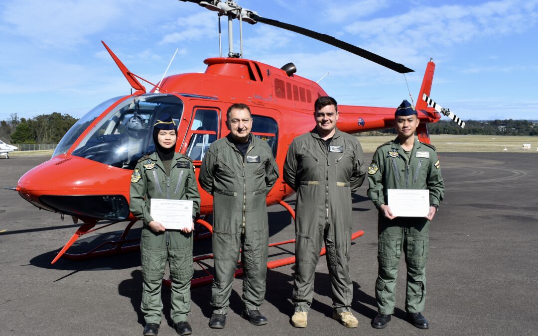 COMPLETION OF HELICOPTER FLIGHT TRAINING COURSE