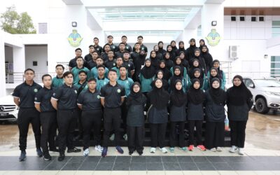 MILITARY CADETS FROM SULTAN SHARIF ALI ISLAMIC UNIVERSITY VISIT TO RBAIRF