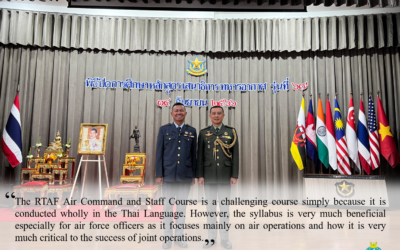 RBAirF OFFICER COMPLETES ROYAL THAI AIR FORCE AIR COMMAND AND STAFF COURSE CLASS OF 67