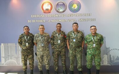 RBAirF OFFICER PARTICIPATES IN EXERCISE COORDINATED RESPONSE (EX COORES) TABLE TOP EXERCISE (TTX) 2023