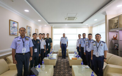 RBAIRF COMMANDER RECEIVES GROUP CALL FROM THE PARTICIPANTS OF THE 10TH ASEAN AIR FORCE JUNIOR INTERACTION PROGRAM