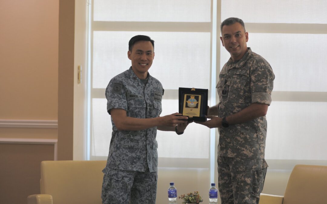 RBAIRF RECEIVES OFFICE CALL FROM COMMANDER PARTICIPATION COMMAND, REPUBLIC OF SINGAPORE AIR FORCE (RSAF)