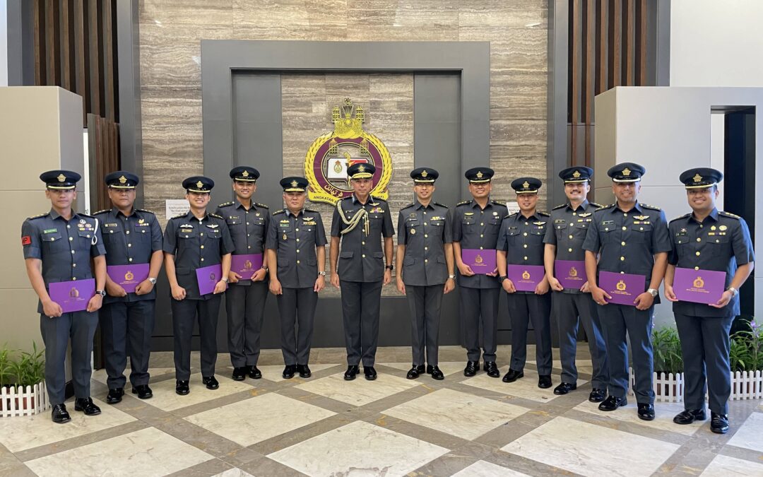 RBAIRF OFFICERS GRADUATED FROM THE 23rd INTERMEDIATE STAFF COURSE