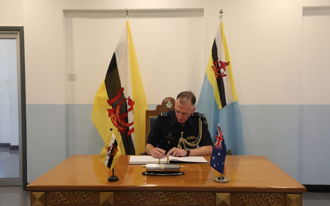 RBAirF COMMANDER RECEIVES FAREWELL CALL FROM OUTGOING AUSTRALIAN DEFENCE ADVISER