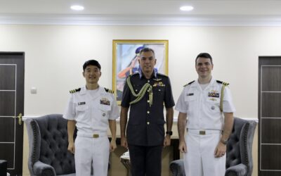 RBAirF COMMANDER RECEIVES FAREWELL CALL FROM OFFICE OF DEFENCE COOPERATION AND INTRODUCTORY CALL FROM THE NEW RESIDENT DEFENCE ATTACHÉ OF THE UNITED STATES TO BRUNEI DARUSSALAM