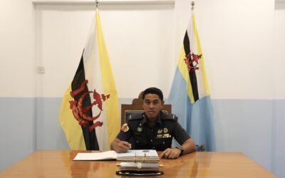 RBAirF COMMANDER RECEIVES FAREWELL CALL FROM OUTGOING AIR FORCE SERGEANT MAJOR