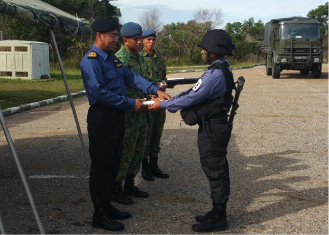 OFFICIAL CLOSING CEREMONY OF BASE DEFENSE COURSE 2016
