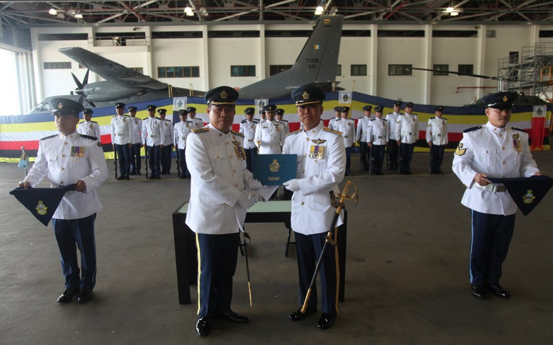 HANDING OVER CEREMONY OF THE NEW COMMANDING OFFICER OF NO. 1 WING