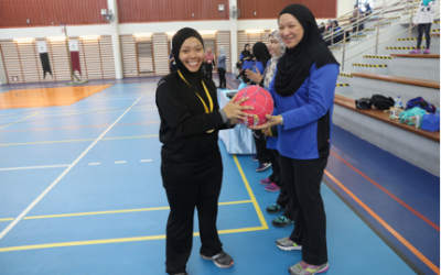 INTERAKSI BOLA JARING SEMPENA JUBLI EMAS ULANG TAHUN TENTERA UDARA DIRAJA BRUNEI