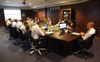 EXECUTIVE WORKING VISIT FROM ACTING DIRECTOR OF DIRECTORATE OF FINANCE AND ACQUISITION (DFA) AND DIRECTOR OF CENTRE OF SCIENCE, TECHNOLOGY, RESEARCH AND DEVELOPMENT (CSTRAD)
