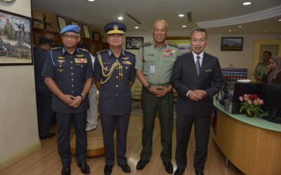 COMMANDER ROYAL BRUNEI AIR FORCE MAKES INTRODUCTORY VISIT TO MALAYSIA