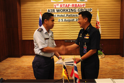 ROYAL THAI AIR FORCE AND ROYAL BRUNEI AIR FORCE 1ST AIR WORKING GROUP MEETING
