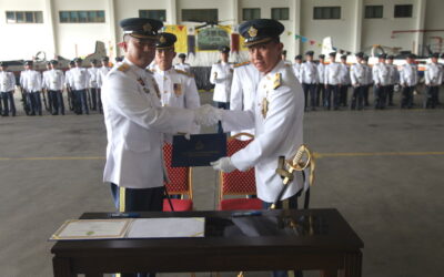 UPACARA SERAH TERIMA TUGAS PEGAWAI PEMERINTAH NO 5 WING