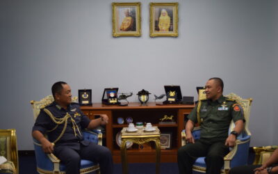 COMMANDER ROYAL BRUNEI AIR FORCE RECEIVES FAREWELL AND INTRODUCTORY CALL FROM DEFENCE ATTACHÉ OF THE REPUBLIC OF INDONESIA