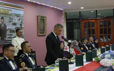 MAJLIS MAKAN MALAM BERADAT JASAMU DIKENANG SEMPENA PERSARAAN YANG MULIA PEMERINTAH TENTERA UDARA DIRAJA BRUNEI