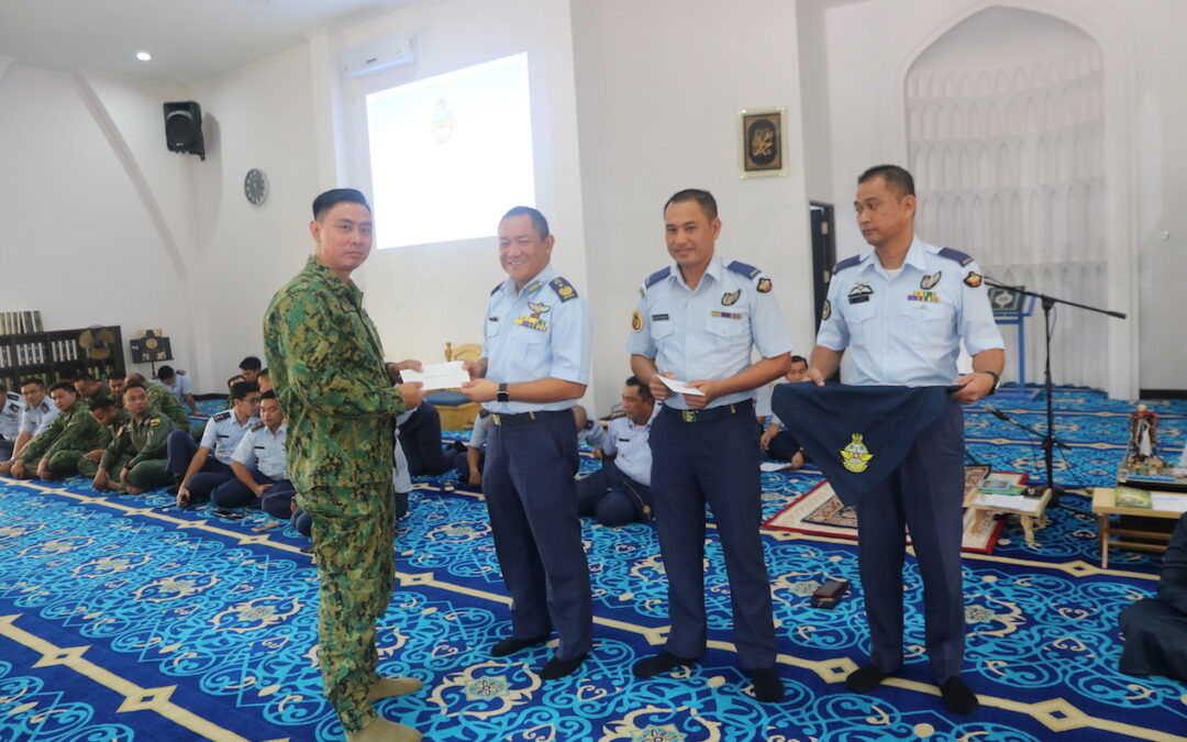 HANDING OVER CEREMONY FOR THE DONATION OF ROYAL BRUNEI AIR FORCE WELFARE FUND