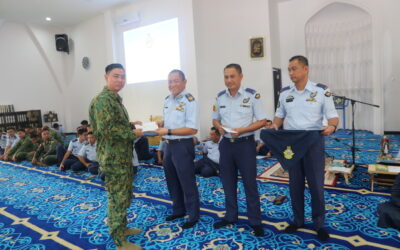 HANDING OVER CEREMONY FOR THE DONATION OF ROYAL BRUNEI AIR FORCE WELFARE FUND