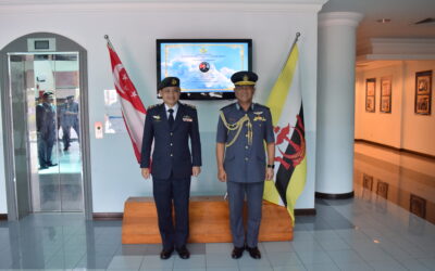 FORMER CHIEF OF REPUBLIC OF SINGAPORE AIR FORCE CONDUCTS FAREWELL VISIT TO THE ROYAL BRUNEI AIR FORCE