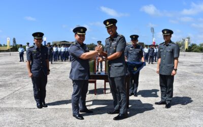 COMMANDING OFFICER OF NO. 2 WING OPERATIONS GROUP HANDING OVER CEREMONY
