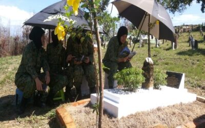 RBAIRF WOMEN HOLDS CEMETERY CLEANING CAMPAIGN AND RECITAL OF TAHLIL AT MUSLIM CEMETERIES