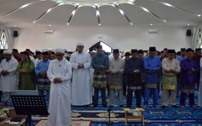 ROYAL BRUNEI AIR FORCE HOLDS SUNAT HARI RAYA AIDIL ADHA PRAYERS