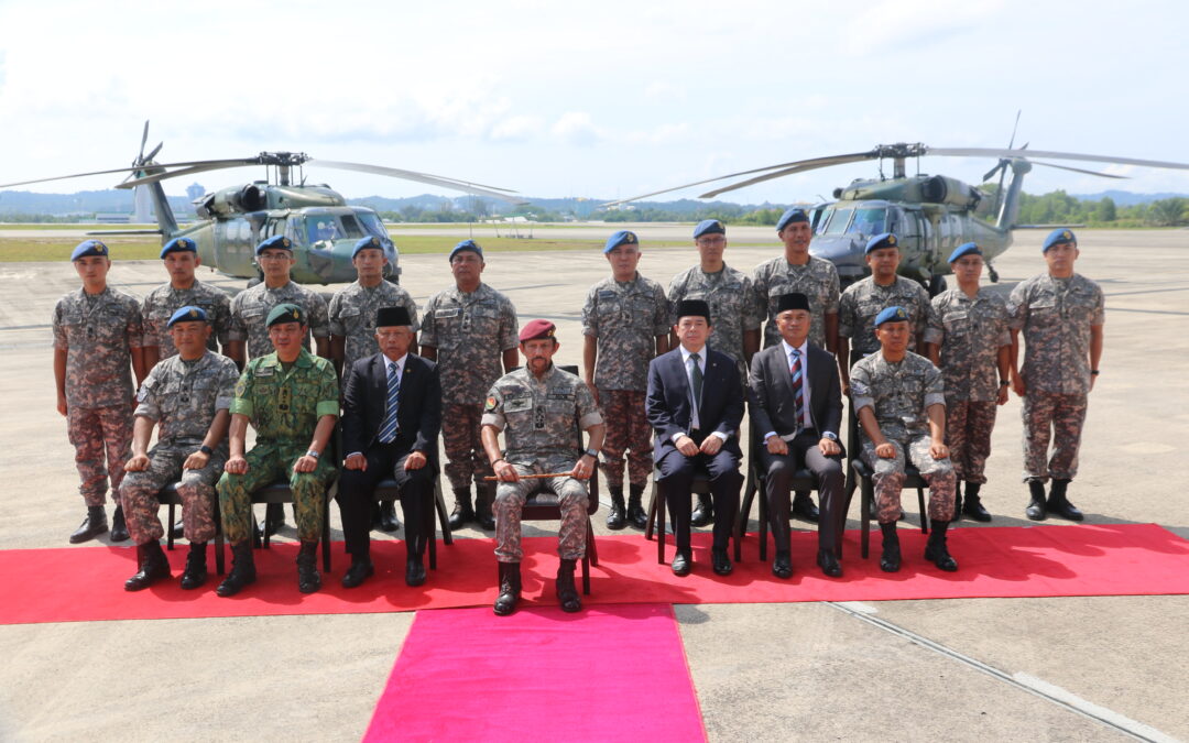 HIS MAJESTY THE SULTAN AND YANG DI-PERTUAN OF BRUNEI DARUSSALAM MADE A WORKING VISIT TO THE RBAIRF