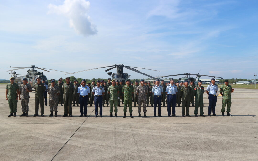 THE REPUBLIC OF SINGAPORE AIR FORCE ORGANISED STATIC DISPLAY AT AIR MOVEMENT CENTRE