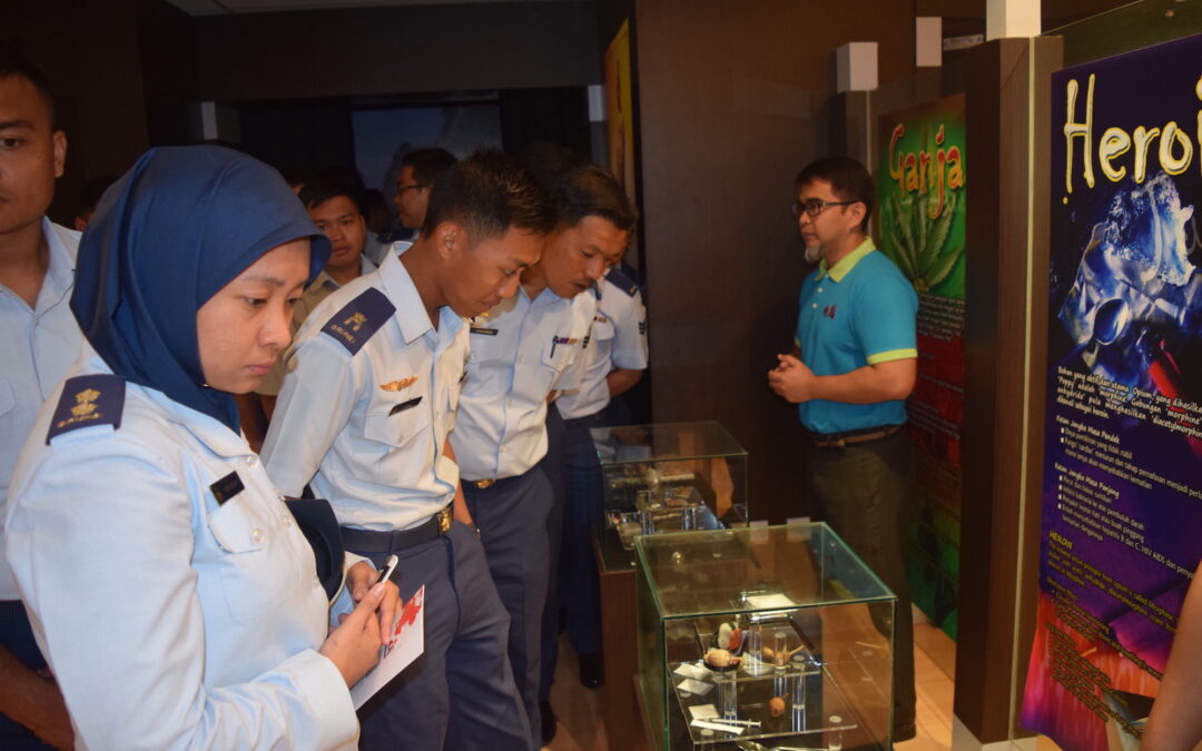 NO. 2 WING VISITS THE NARCOTICS CONTROL BUREAU