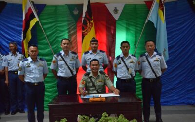 RBAF SERGEANT MAJOR FAREWELL VISIT TO ROYAL BRUNEI AIRFORCE.