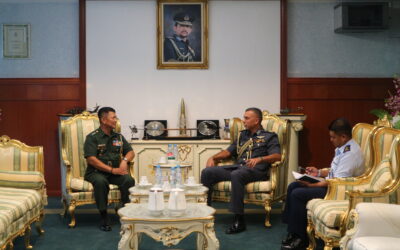 RBAIRF COMMANDER RECEIVES FAREWELL CALL FROM THE DEFENSE AND ARMED FORCES ATTACHE REPUBLIC OF THE PHILIPPINES TO BRUNEI DARUSSALAM