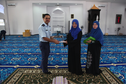 ROYAL BRUNEI AIR FORCE BAKTI HELD HANDING OVER CEREMONY FOR THE DONATION OF MUQADDAM