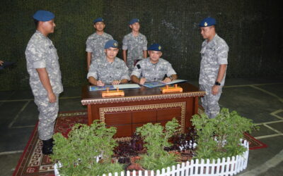 DRONE AND DRONE JAMMER HANDOVER CEREMONY TO NO. 2 WING, OPERATION GROUP RBAIRF
