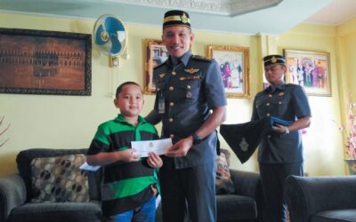 NO. 3 WING, OPERATIONS GROUP, RBAIRF HANDED OUT DONATIONS TO ORPHANS