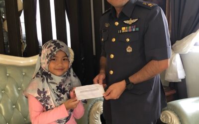NO. 1 WING, OPERATIONS GROUP, RBAIRF HANDED OUT DONATIONS TO ORPHANS