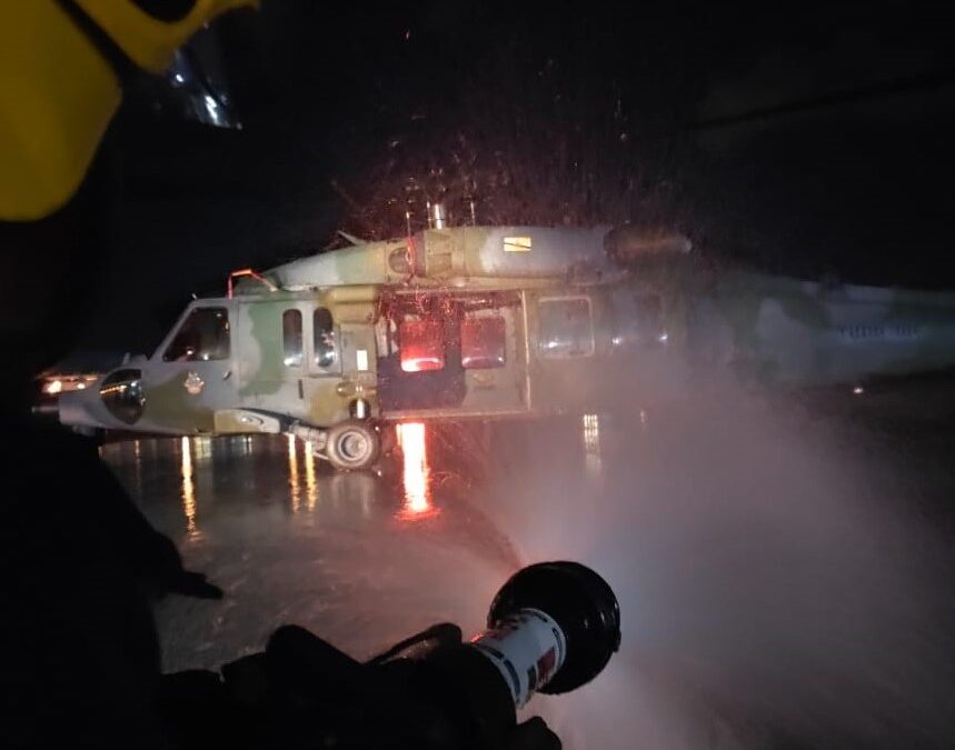 AVIATION RESCUE FIRE FIGHTING (ARFF) EXERCISE
