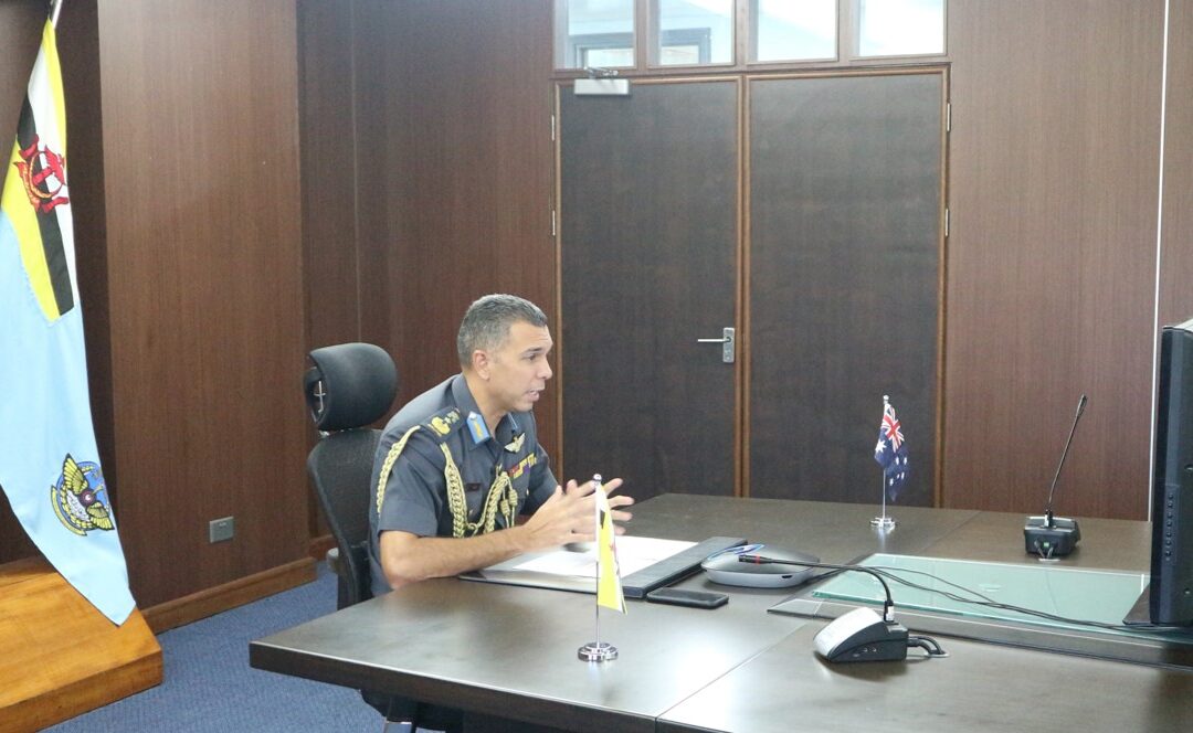 COMMANDER RBAIRF MEETS THE CHIEF OF AIR FORCE, ROYAL AUSTRALIAN AIR FORCE VIRTUALLY